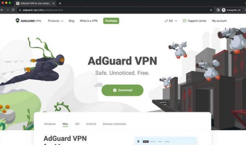 AdGuard VPN برای کروم
